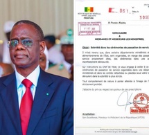 ​Passations de service : le Premier ministre appelle à la sobriété